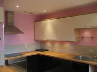 Interior kitchen painting